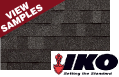 IKO roofing color samples